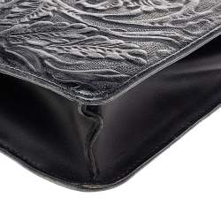 Pre Owned Kenzo Black Leather Pochette Bag