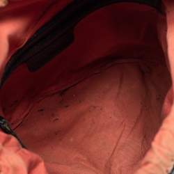 Pre Owned Kenzo Black Leather Drawstring Tassel Bucket Bag