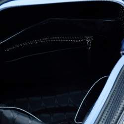 Kenzo Black/Blue Leather And Neoprene Kombo Backpack