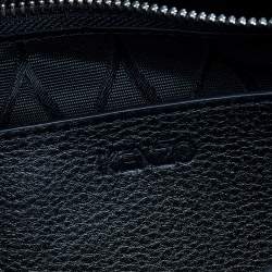 Kenzo Black/Blue Leather And Neoprene Kombo Backpack
