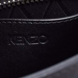 Pre Owned Kenzo Black Leather Small Eye Tote