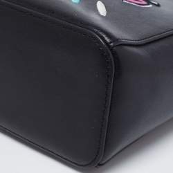 Pre Owned Kenzo Black Leather Small Eye Tote