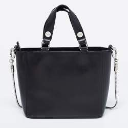Pre Owned Kenzo Black Leather Small Eye Tote