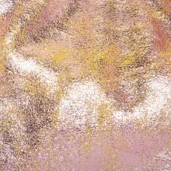 Pre Owned Kenzo Metallic Pink Crinkled Leather Hobo