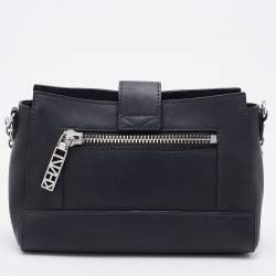 Pre Owned Kenzo Black Leather Mini Kalifornia Shoulder Bag