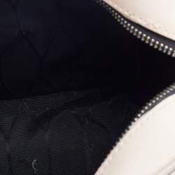 Kenzo Beige Leather Tiger Embroidered Camera Bag 