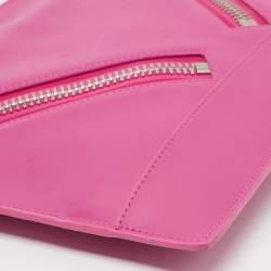 Pre Owned Kenzo Pink Leather Kalifornia Clutch