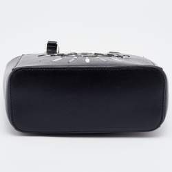 Pre Owned Kenzo Black Leather Small Eye Tote