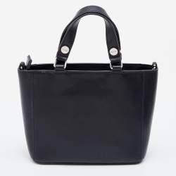 Pre Owned Kenzo Black Leather Small Eye Tote