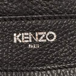 Pre Owned Kenzo Multicolor Croc Embossed Leather Le Diz Huit Shoulder Bag