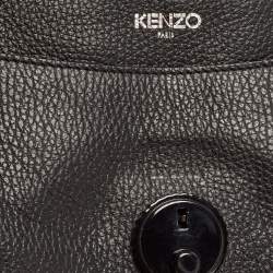 Pre Owned Kenzo Multicolor Croc Embossed Leather Le Diz Huit Shoulder Bag