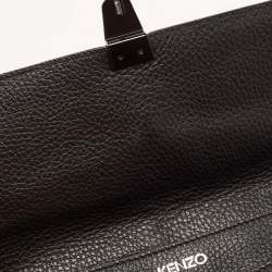 Pre Owned Kenzo Multicolor Croc Embossed Leather Le Diz Huit Shoulder Bag
