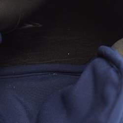 Pre Owned Kenzo Navy Blue Tiger Embroidered Neoprene Mini Backpack