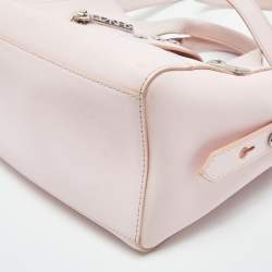 Pre Owned Kenzo Pink Leather Mini Kalifornia Tote