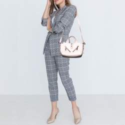 Pre Owned Kenzo Pink Leather Mini Kalifornia Tote