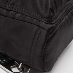 Kenzo Black Satin Mini Embroidered Tiger Backpack
