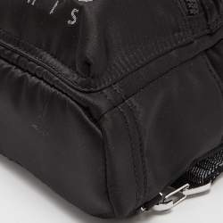 Kenzo Black Satin Mini Embroidered Tiger Backpack