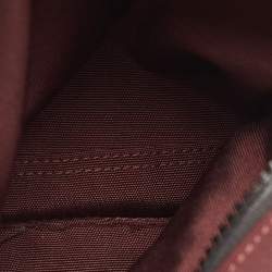 Pre Owned Kenzo Burgundy Nylon Embroidered Icon Tiger Backpack