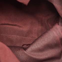 Pre Owned Kenzo Burgundy Nylon Embroidered Icon Tiger Backpack