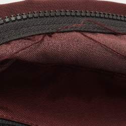 Pre Owned Kenzo Burgundy Nylon Embroidered Icon Tiger Backpack