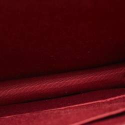 Pre Owned Kenzo Brown Woven Leather Metal Pin Flap Tote