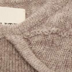 Khaite Grey  Eda Knitted Cashmere Bralette Top XS