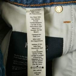 Pre Owned بنطلون جينز خايِت دنيم باللون الأزرق متدرج مستقيم الساق مقاس صغير وسط 29 بوصة