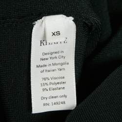 Khaite Black Jersey High Rise Leggings XS
