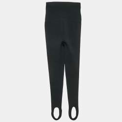 Khaite Black Jersey High Rise Leggings XS