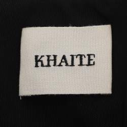 مملوكة مسبقًا Khaite Black Satin Sleeveless Mini Dress S