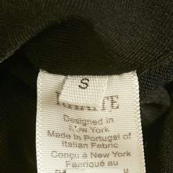 Pre Owned كايتي بوديسوت كم طويل مف توح الظهر جيرسي أسود صغير