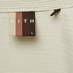Kith Light Grey Corduroy Zip-Up Ginza Jacket L