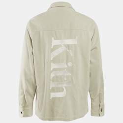 Kith Light Grey Corduroy Zip-Up Ginza Jacket L