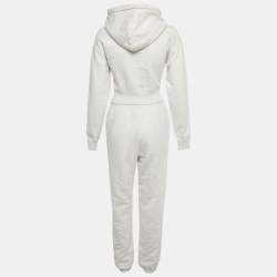 مملوكة مسبقًا Kith Light Grey Cotton Sweatshirt and Sweatpants Set XS/S