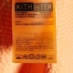Kith Orange Cotton Seersucker Ora Button Down Shirt XS