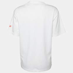 Kith White Printed Cotton Crew Neck T-Shirt XS