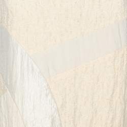 مملوكة مسبقًا تنورة كوِي كِريم حرير مُحَدَّبة مَاكْسِي صغيرة - سمال