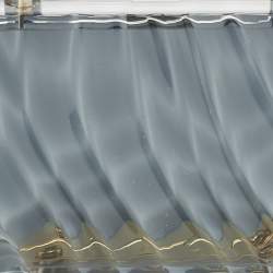 Pre Owned L'Afshar Grey Acrylic Amnis Chain Clutch