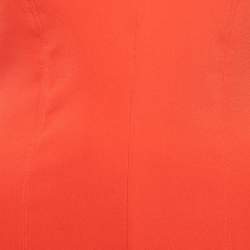 مملوكة مسبقًا La Perla Red Silk V-Neck Playsuit M