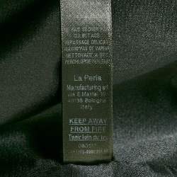 مملوكة مسبقًا بدلة لابرلة صوف أزرق بنقشة هوندستوث مع أشرطة دانتيل مقاس صغير