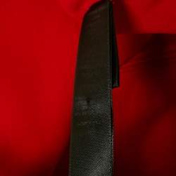 Pre Owned La Perla Red Wool Sleeveless Top and Pants Set S