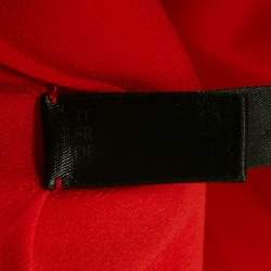 Pre Owned La Perla Red Wool Sleeveless Top and Pants Set S