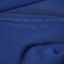 مملوكة مسبقًا La Perla Blue Silk Semi Sheer Shirt L