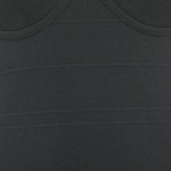 Pre Owned فستان ميني لَا أَجِنس تريكو أسود بحمالات مقاس صغير جداً - إكسترا سمول