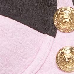 Pre Owned L'agence Purple Alexandria Colorblock Bikini Top XS