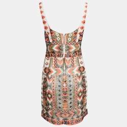 Pre Owned L'agence Multicolor Beaded Chiffon Inori Mini Dress M