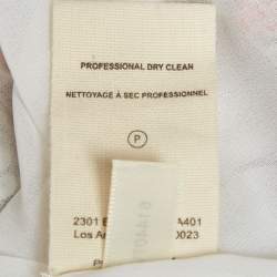 Pre Owned L'agence Multicolor Beaded Chiffon Inori Mini Dress M