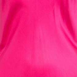 L'agence Pink Crepe Sleeveless Maxi Dress S