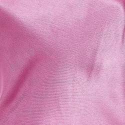 L'Agence Pink Satin Chain Detail Majesty Long Dress S