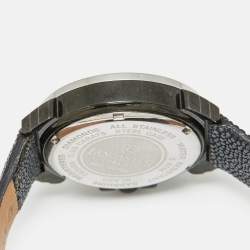 Pre Owned Lancaster Mother of Pearl Diamond PVD Coated Stainless Steel Stingray Ref.0226L Women's Wristwatch 36 mm